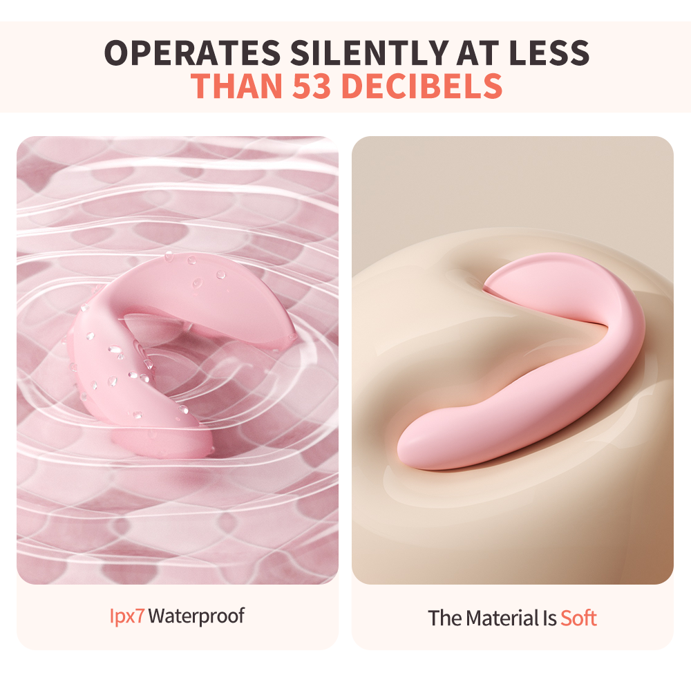 Bluetooth® App-Controlled G-Spot Egg Vibrator