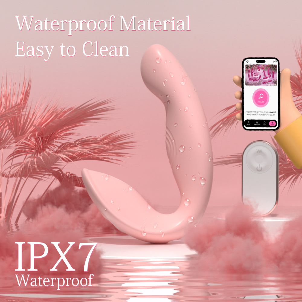 Bluetooth® App-Controlled G-Spot Egg Vibrator