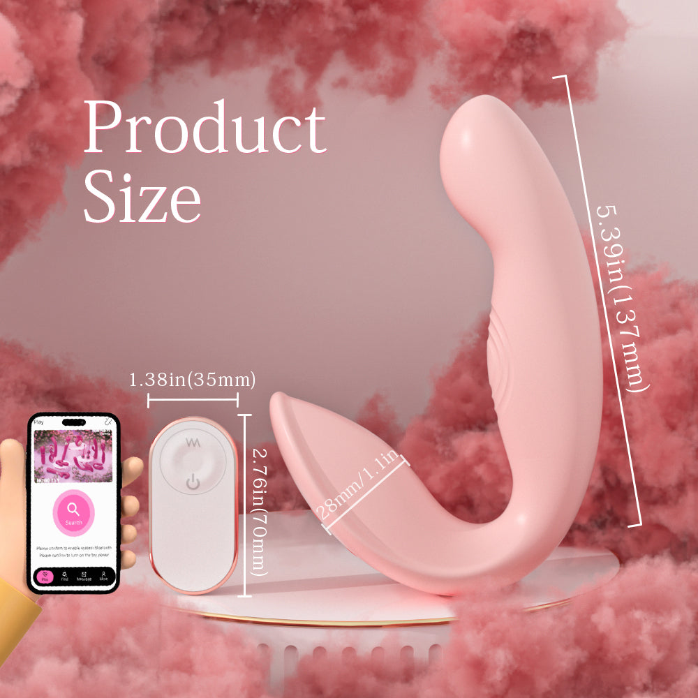 Bluetooth® App-Controlled G-Spot Egg Vibrator