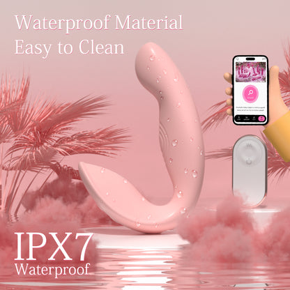 Bluetooth® App-Controlled G-Spot Egg Vibrator
